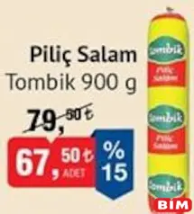 TOMBİK PİLİÇ SALAM 900 G TOMBİK PİLİÇ SALAM 900 G